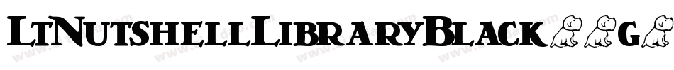 LtNutshellLibraryBlack-2g5W字体转换