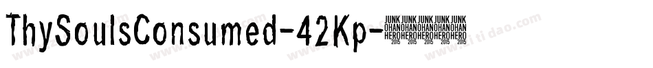 ThySoulsConsumed-42Kp字体转换
