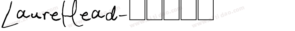 LaureHead字体转换