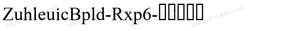 AthleticBold-Rxo6字体转换