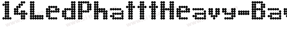 14LedPhatttHeavy-Bav3字体转换