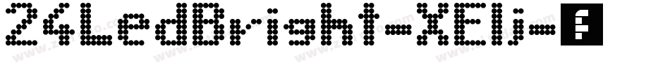 24LedBright-XElj字体转换