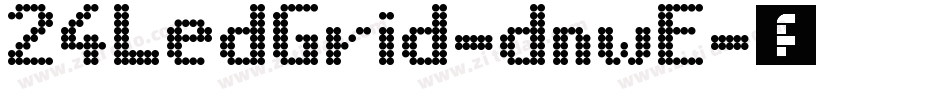 24LedGrid-dnwE字体转换