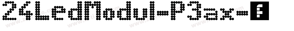 24LedModul-P3ax字体转换