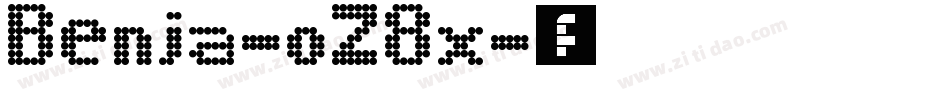 Benja-oZ8x字体转换