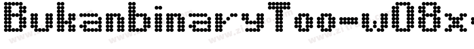 BukanbinaryToo-wO8x字体转换