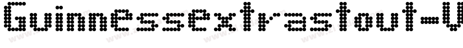 Guinnessextrastout-VV8x字体转换