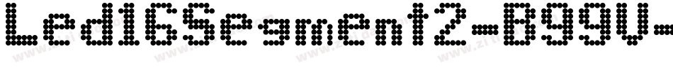 Led16Segment2-B99V字体转换