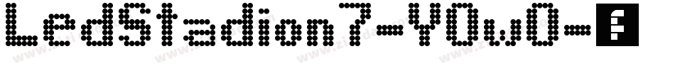 LedStadion7-Y0wO字体转换