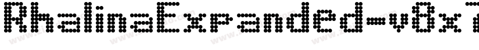 RhalinaExpanded-v8x7字体转换
