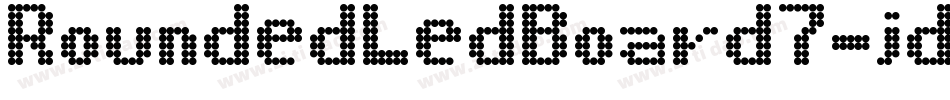 RoundedLedBoard7-jdvy字体转换