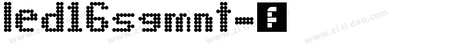 led16sgmnt字体转换