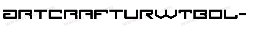 ArtcraftURWTBol字体转换