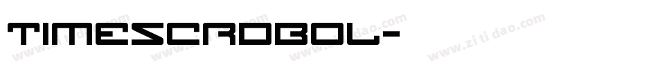 TimeScrDBol字体转换
