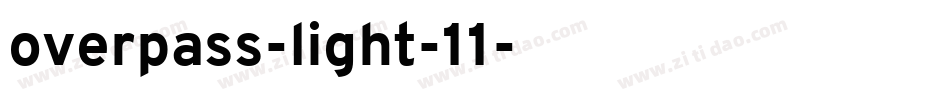 overpass-light-11字体转换