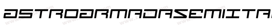 AstroArmadaSemiItali字体转换