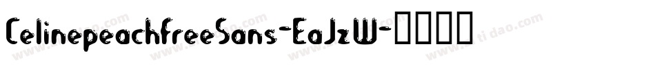 CelinepeachfreeSans-EaJzW字体转换