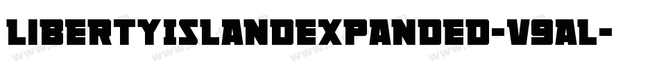 LibertyIslandExpanded-V9al字体转换