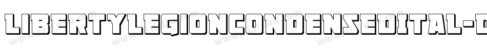 LibertyLegionCondensedItal-DOY71字体转换