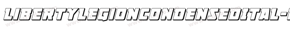 LibertyLegionCondensedItal-DOY71字体转换