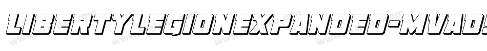LibertyLegionExpanded-MVADY字体转换 LibertyLegionExpanded-MVADY字体转换