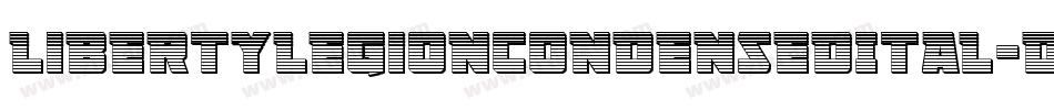 LibertyLegionCondensedItal-DOY71字体转换