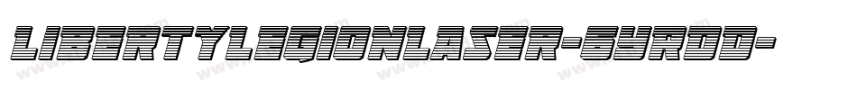 LibertyLegionLaser-6YRDD字体转换 LibertyLegionLaser-6YRDD字体转换