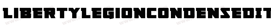 LibertyLegionCondensedItal-DOY71字体转换