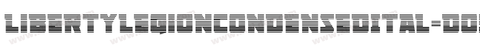 LibertyLegionCondensedItal-DOY71字体转换
