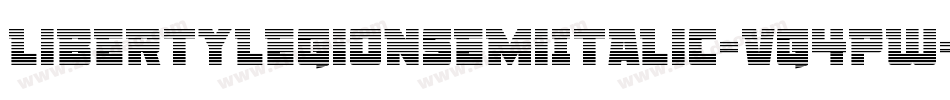 LibertyLegionSemiItalic-VG4pw字体转换 LibertyLegionSemiItalic-VG4pw字体转换