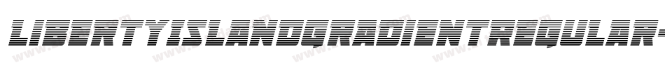 LibertyIslandGradientRegular-jow9字体转换