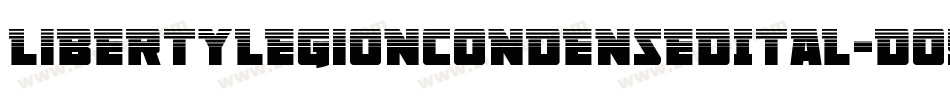 LibertyLegionCondensedItal-DOY71字体转换