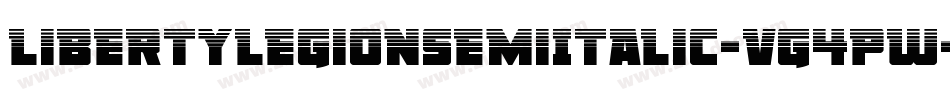 LibertyLegionSemiItalic-VG4pw字体转换 LibertyLegionSemiItalic-VG4pw字体转换