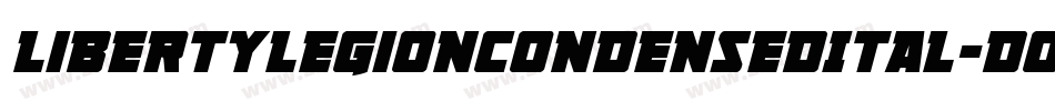 LibertyLegionCondensedItal-DOY71字体转换