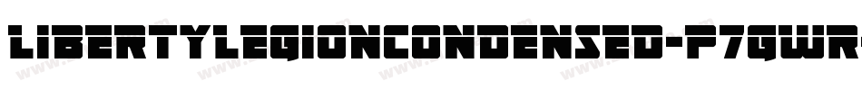 LibertyLegionCondensed-p7gWr字体转换 LibertyLegionCondensed-p7gWr字体转换