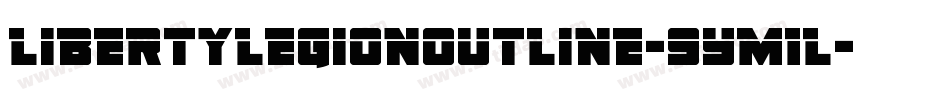 LibertyLegionOutline-9YM1L字体转换 LibertyLegionOutline-9YM1L字体转换