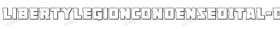 LibertyLegionCondensedItal-DOY71字体转换