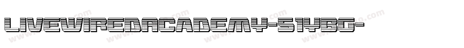 LivewiredAcademy-51yBG字体转换