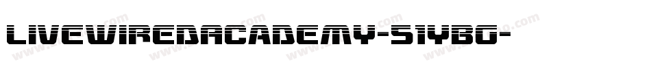 LivewiredAcademy-51yBG字体转换