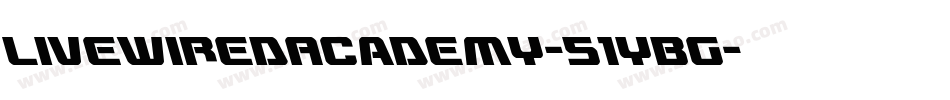LivewiredAcademy-51yBG字体转换