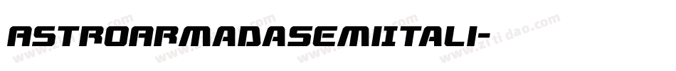 AstroArmadaSemiItali字体转换