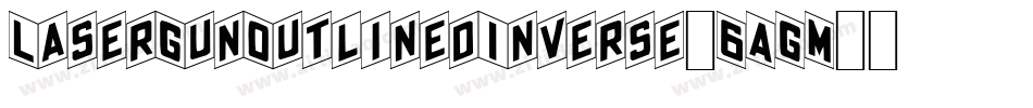 LaserGunOutlinedInverse-6AGM字体转换