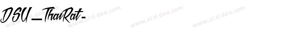 DSU_ThaiRat字体转换