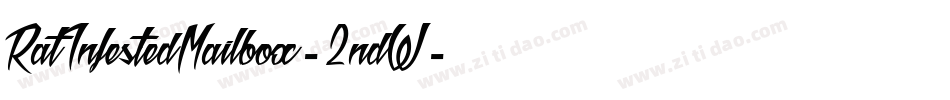 RatInfestedMailbox-2ndW字体转换