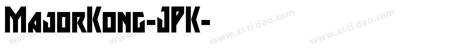 MajorKong-JPK字体转换