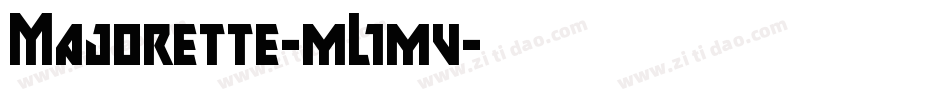 Majorette-mL1mv字体转换