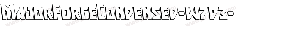 MajorForceCondensed-w7d3字体转换 MajorForceCondensed-w7d3字体转换