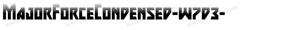 MajorForceCondensed-w7d3字体转换 MajorForceCondensed-w7d3字体转换