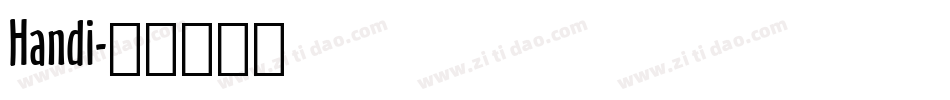 Handi字体转换