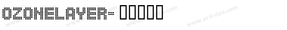 OZONELAYER字体转换